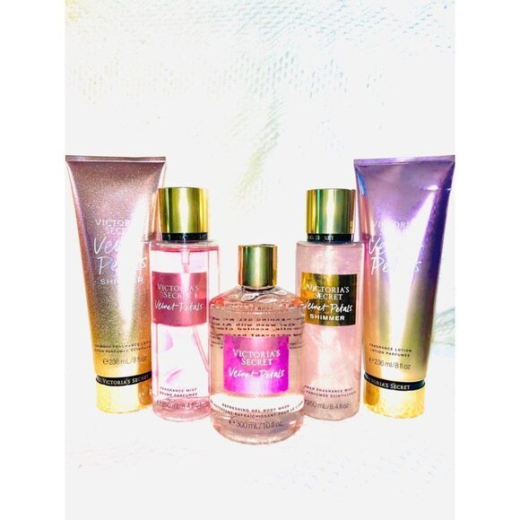 Velvet‎ Petals Victoria Secret 5 Piece Set NEW - Picture 1 of 1